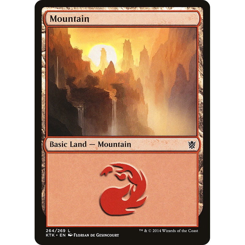 Mountain (KTK-264) - Khans of Tarkir Foil