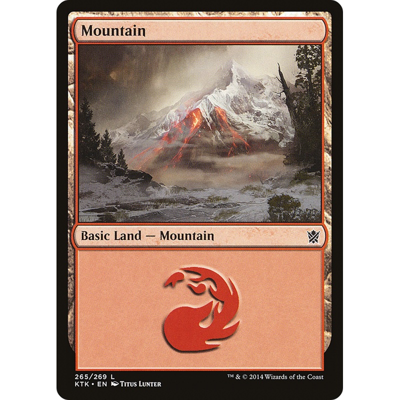 Mountain (KTK-265) - Khans of Tarkir Foil