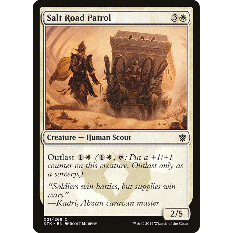Salt Road Patrol (KTK-021) - Khans of Tarkir Foil