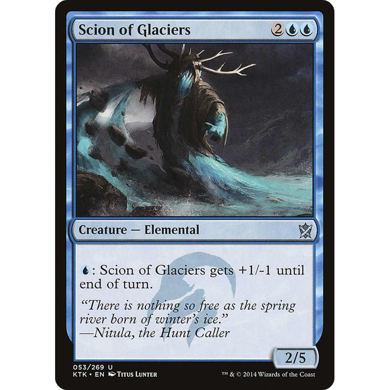Scion of Glaciers (KTK-053) - Khans of Tarkir Foil