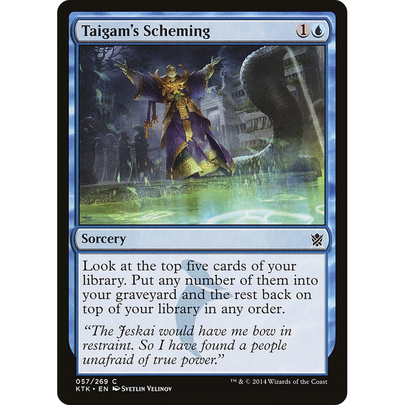 Taigam's Scheming (KTK-057) - Khans of Tarkir Foil