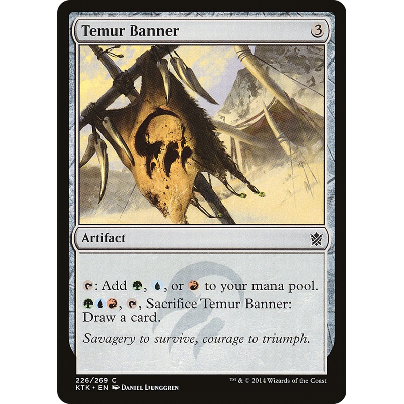 Temur Banner (KTK-226) - Khans of Tarkir Foil