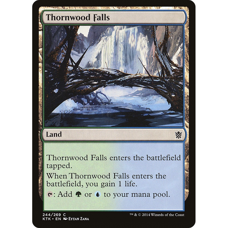 Thornwood Falls (KTK-244) - Khans of Tarkir Foil