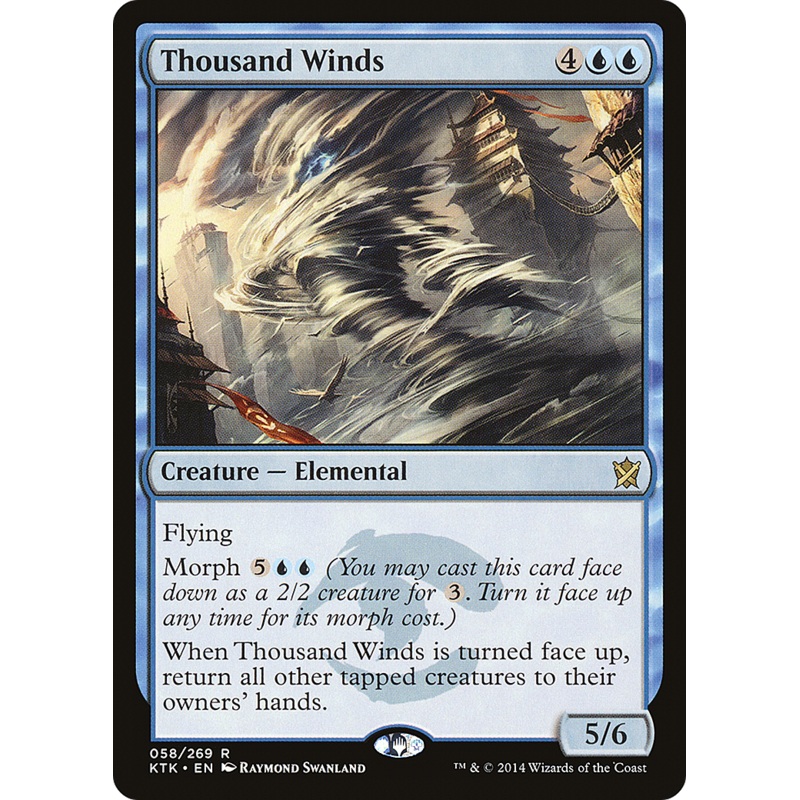 Thousand Winds (KTK-058) - Khans of Tarkir Foil