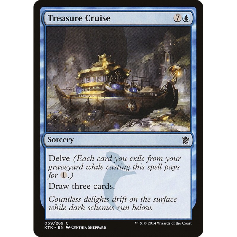 Treasure Cruise (KTK-059) - Khans of Tarkir Foil