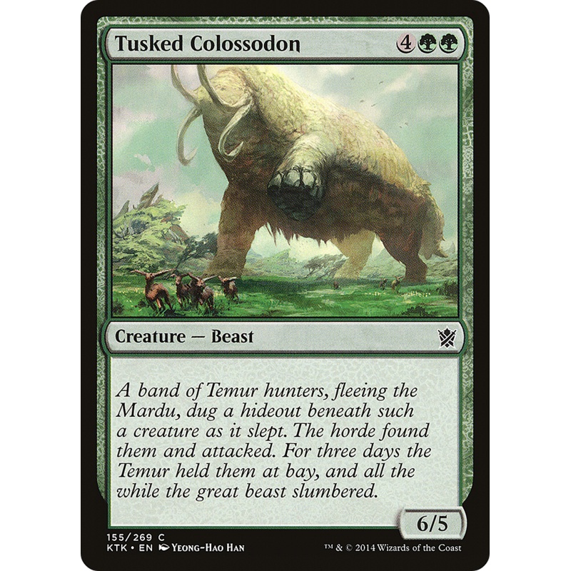 Tusked Colossodon (KTK-155) - Khans of Tarkir