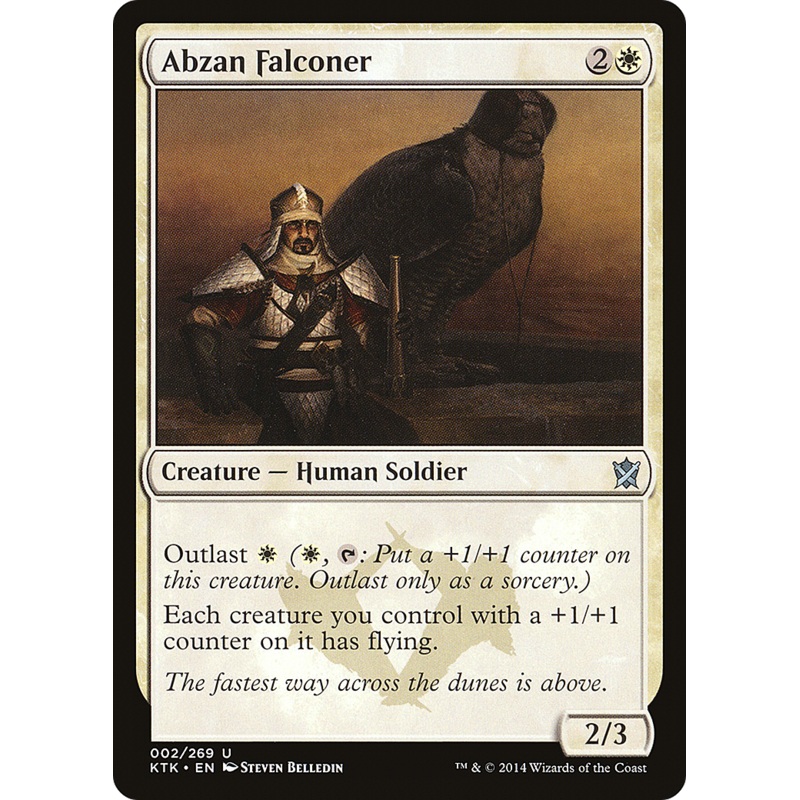 Abzan Falconer (KTK-002) - Khans of Tarkir Foil