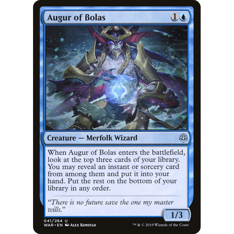 Augur of Bolas (WAR-041) - War of the Spark Foil
