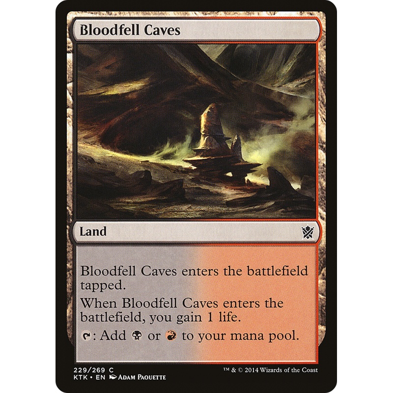 Bloodfell Caves (KTK-229) - Khans of Tarkir