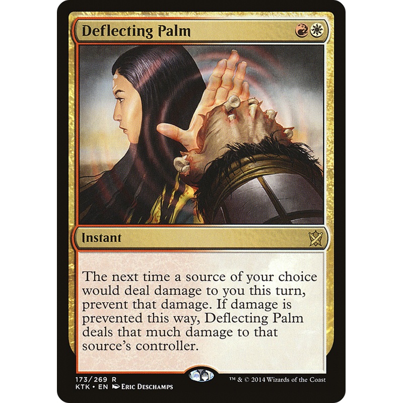 Deflecting Palm (KTK-173) - Khans of Tarkir