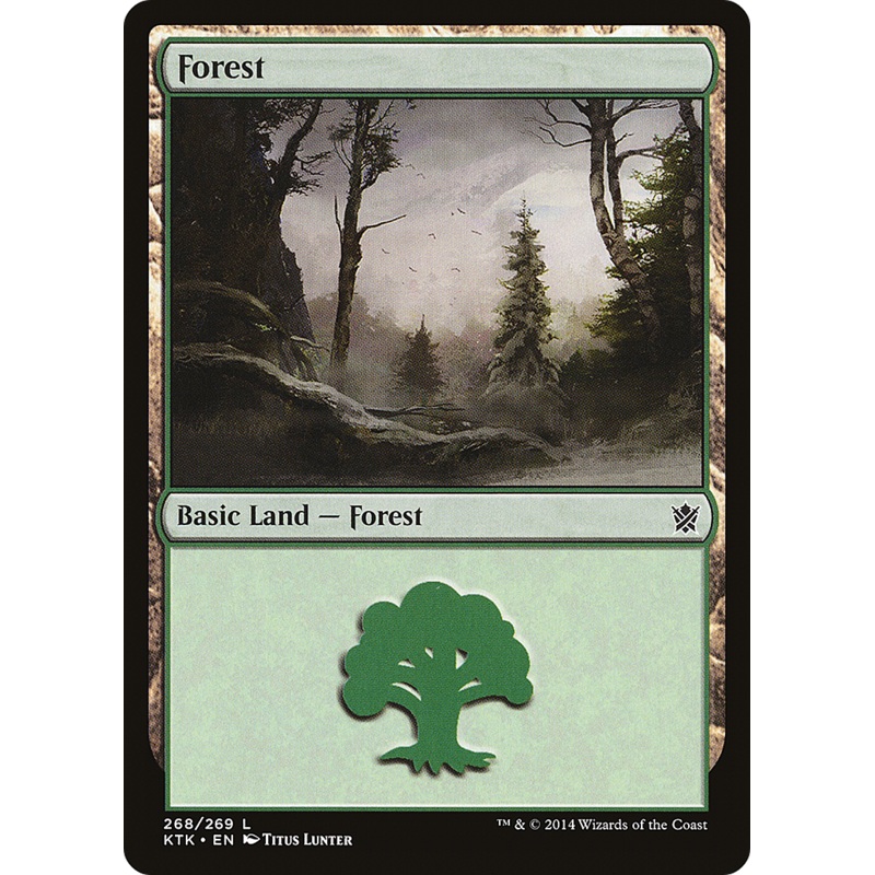 Forest (KTK-268) - Khans of Tarkir
