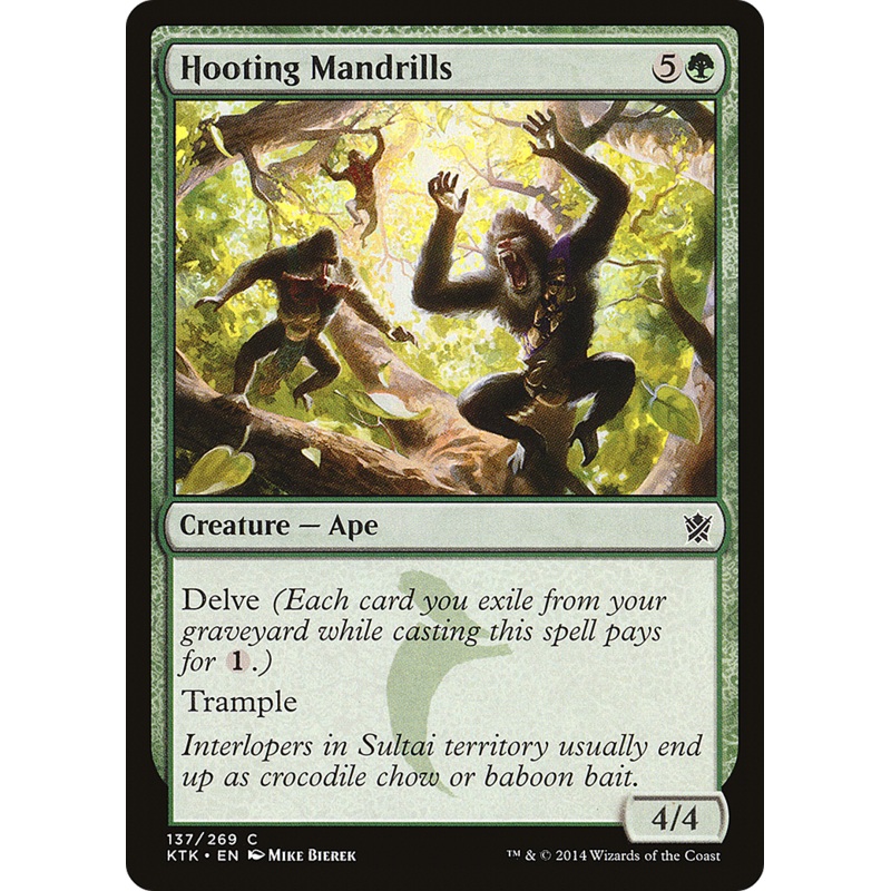 Hooting Mandrills (KTK-137) - Khans of Tarkir Foil
