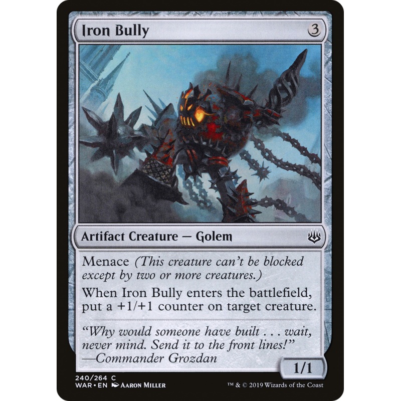 Iron Bully (WAR-240) - War of the Spark Foil