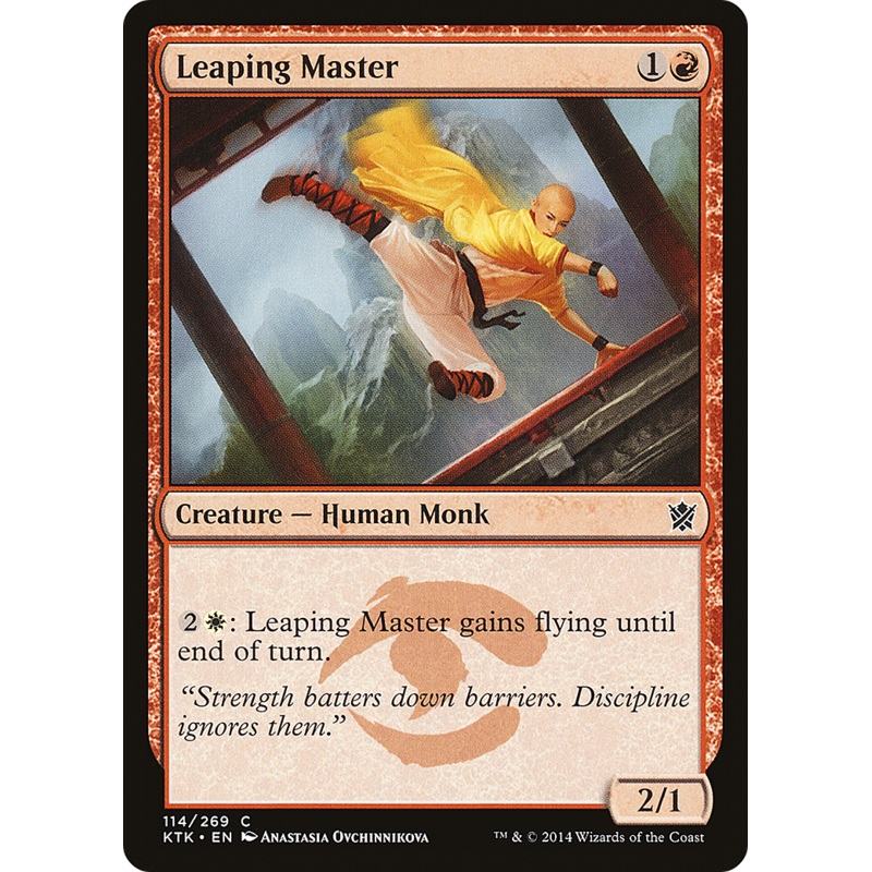 Leaping Master (KTK-114) - Khans of Tarkir Foil