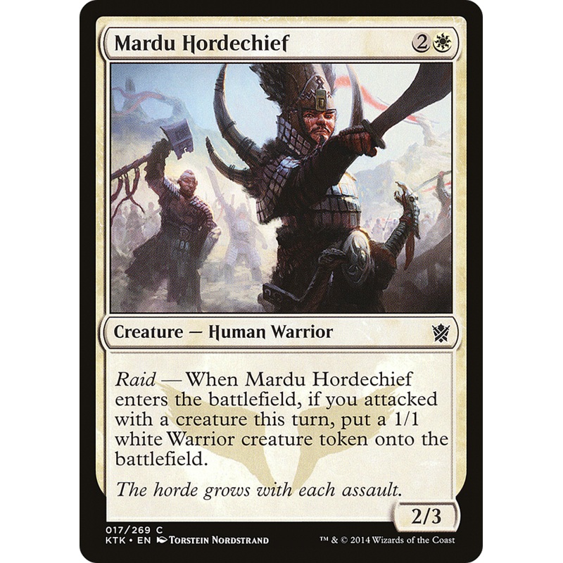 Mardu Hordechief (KTK-017) - Khans of Tarkir