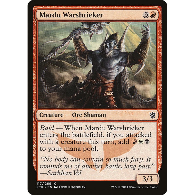 Mardu Warshrieker (KTK-117) - Khans of Tarkir Foil