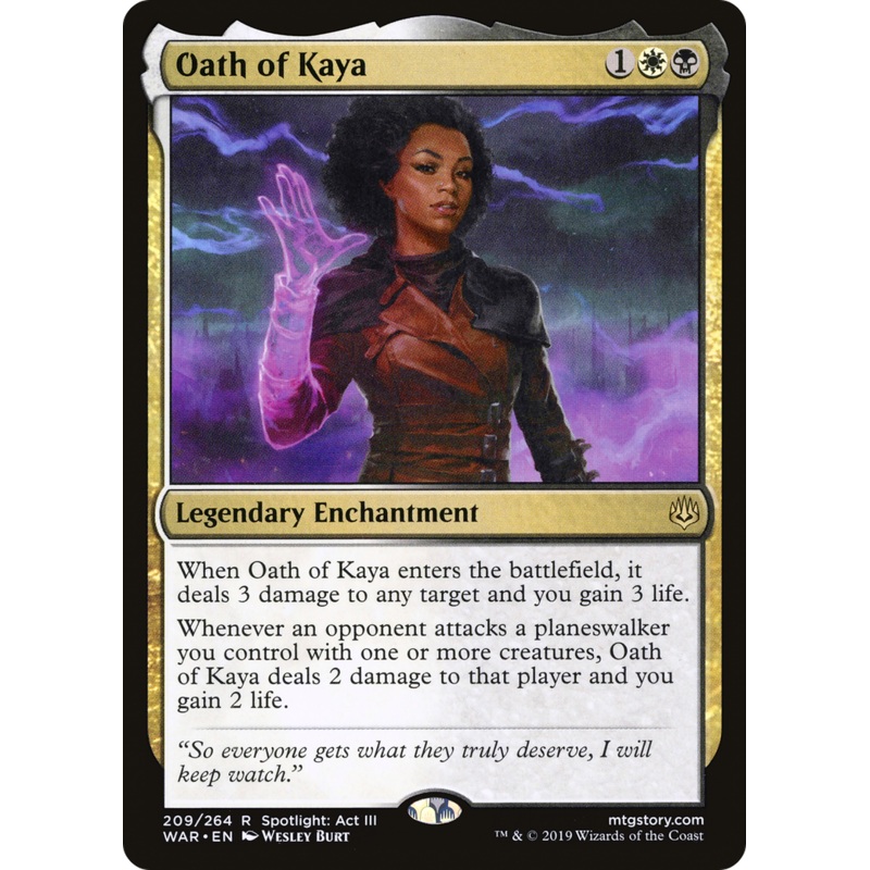 Oath of Kaya (WAR-209) - War of the Spark Foil