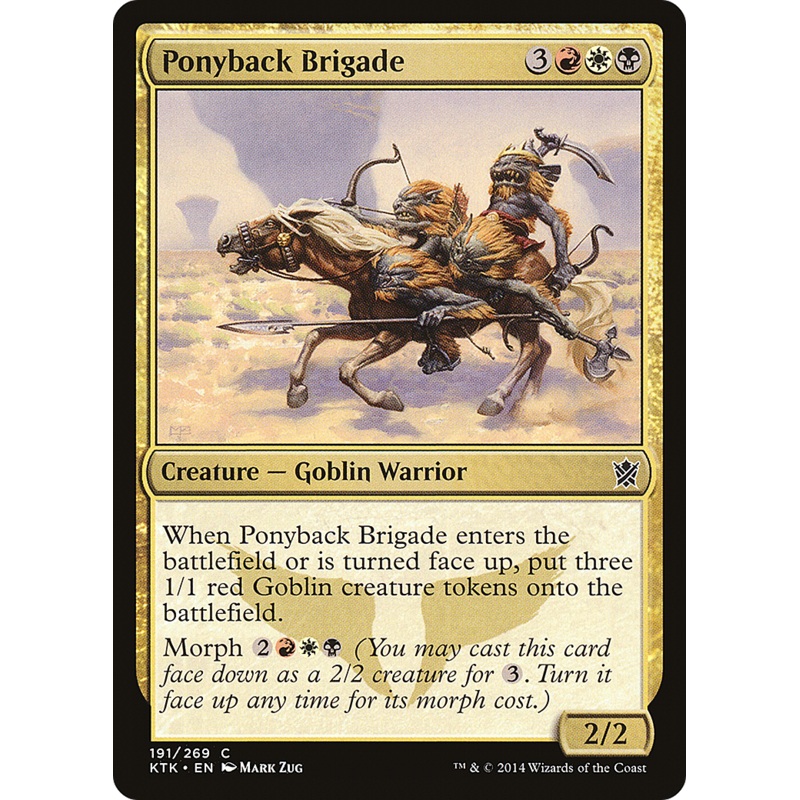 Ponyback Brigade (KTK-191) - Khans of Tarkir