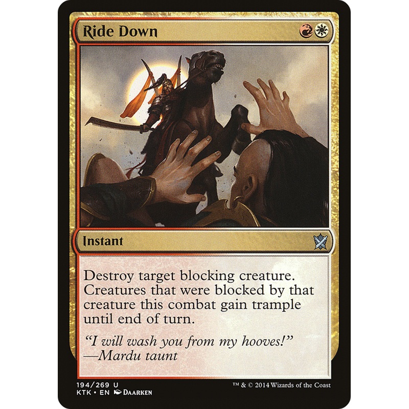 Ride Down (KTK-194) - Khans of Tarkir