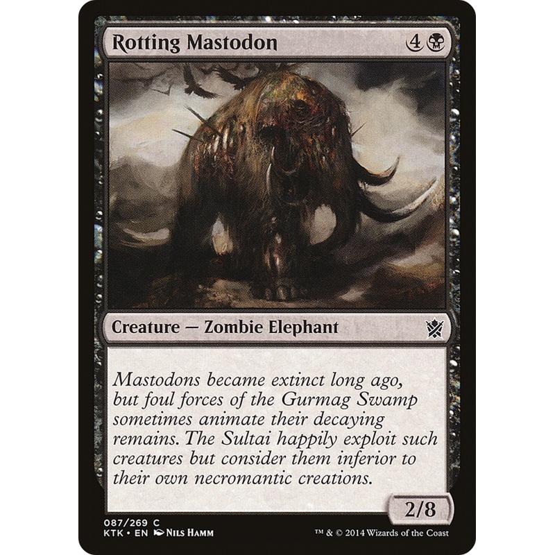 Rotting Mastodon (KTK-087) - Khans of Tarkir