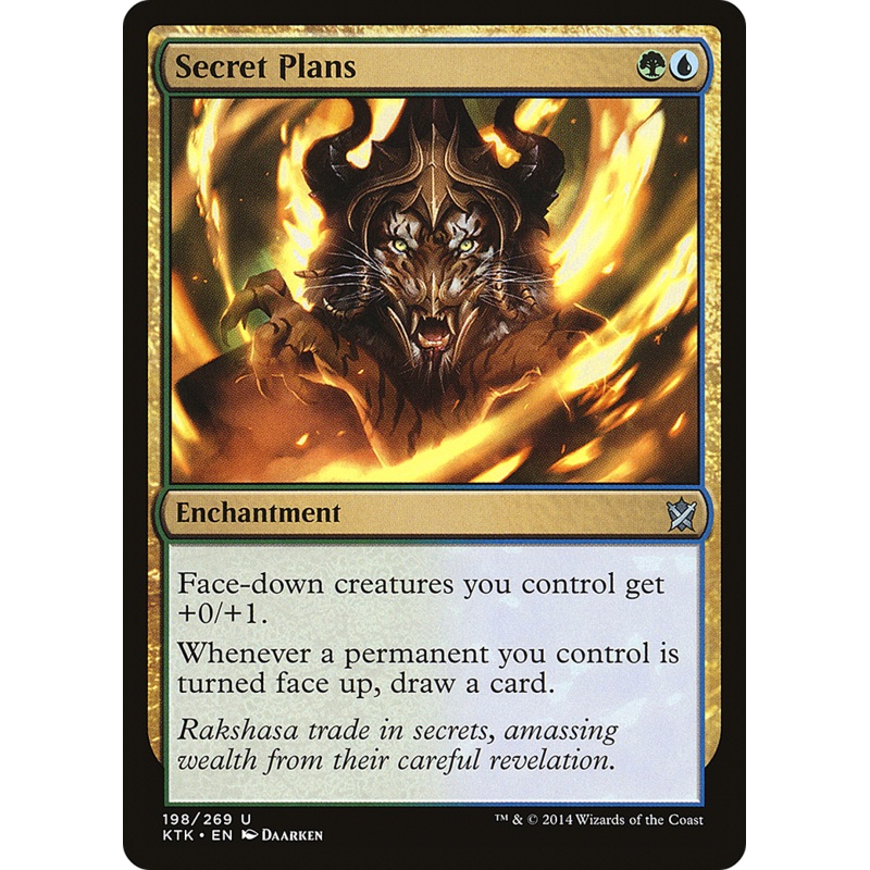 Secret Plans (KTK-198) - Khans of Tarkir Foil