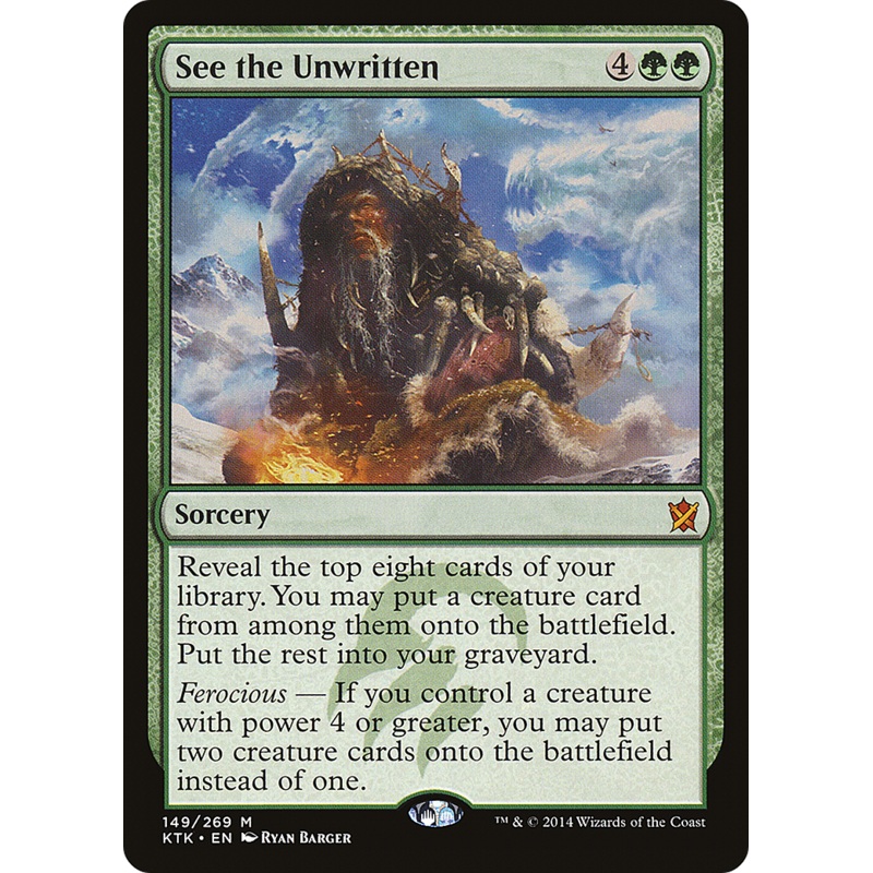 See the Unwritten (KTK-149) - Khans of Tarkir Foil