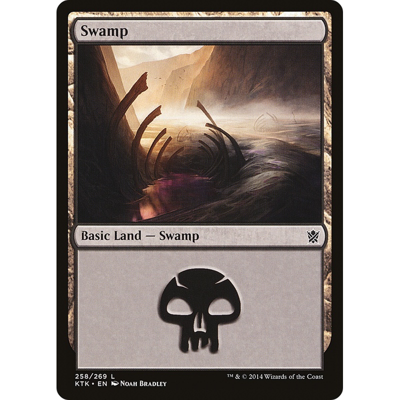 Swamp (KTK-258) - Khans of Tarkir Foil
