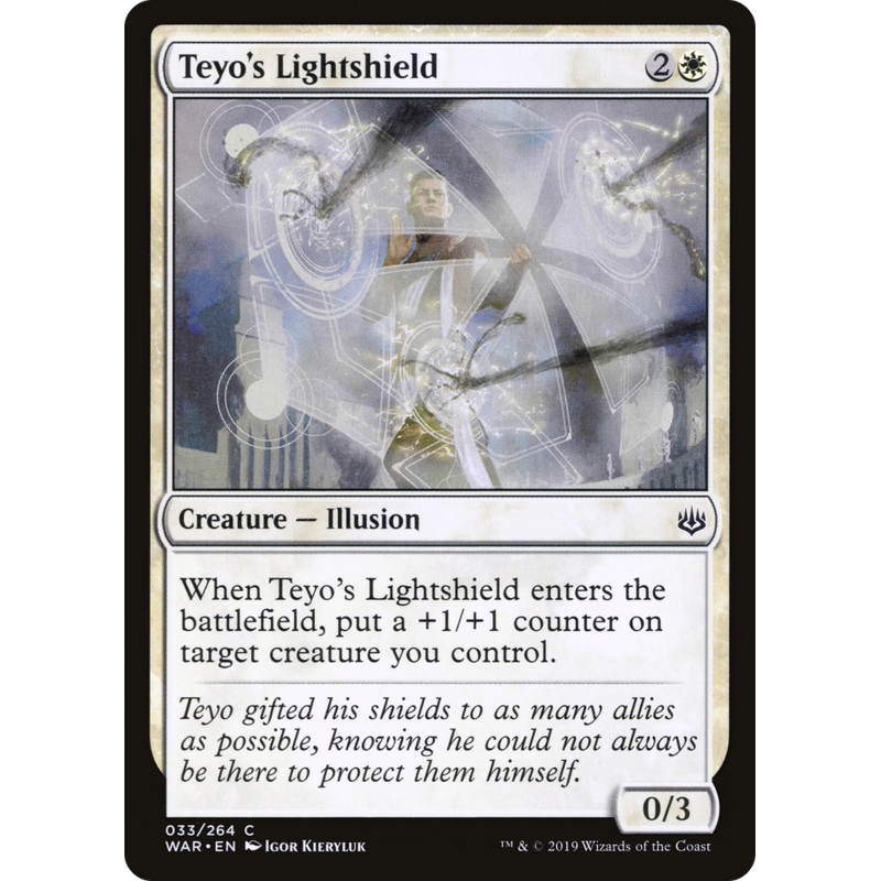 Teyo's Lightshield (WAR-033) - War of the Spark Foil