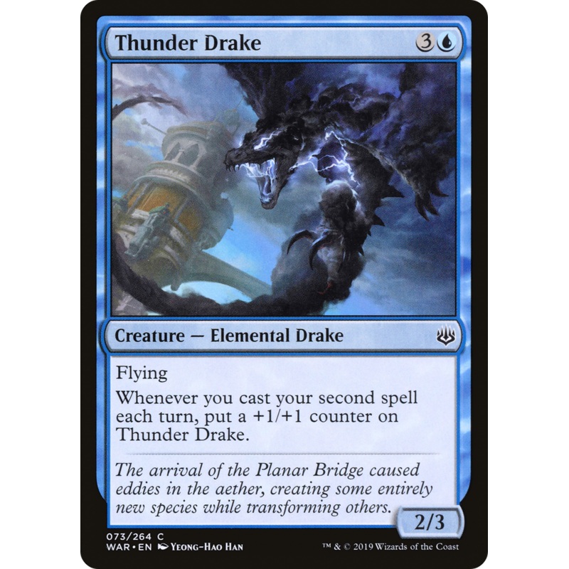 Thunder Drake (WAR-073) - War of the Spark