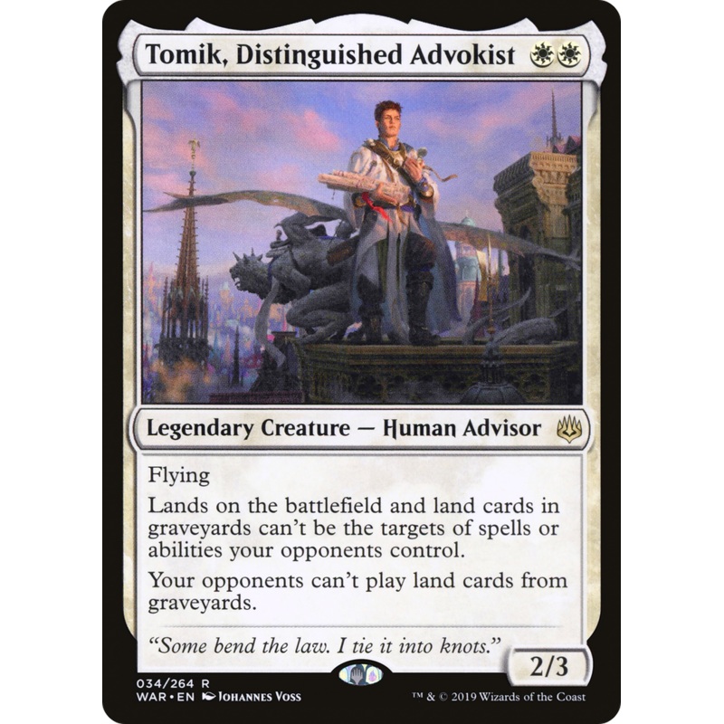 Tomik, Distinguished Advokist (WAR-034) - War of the Spark Foil