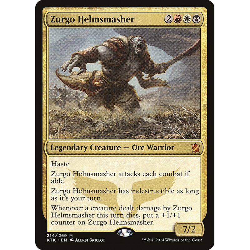Zurgo Helmsmasher (KTK-214) - Khans of Tarkir