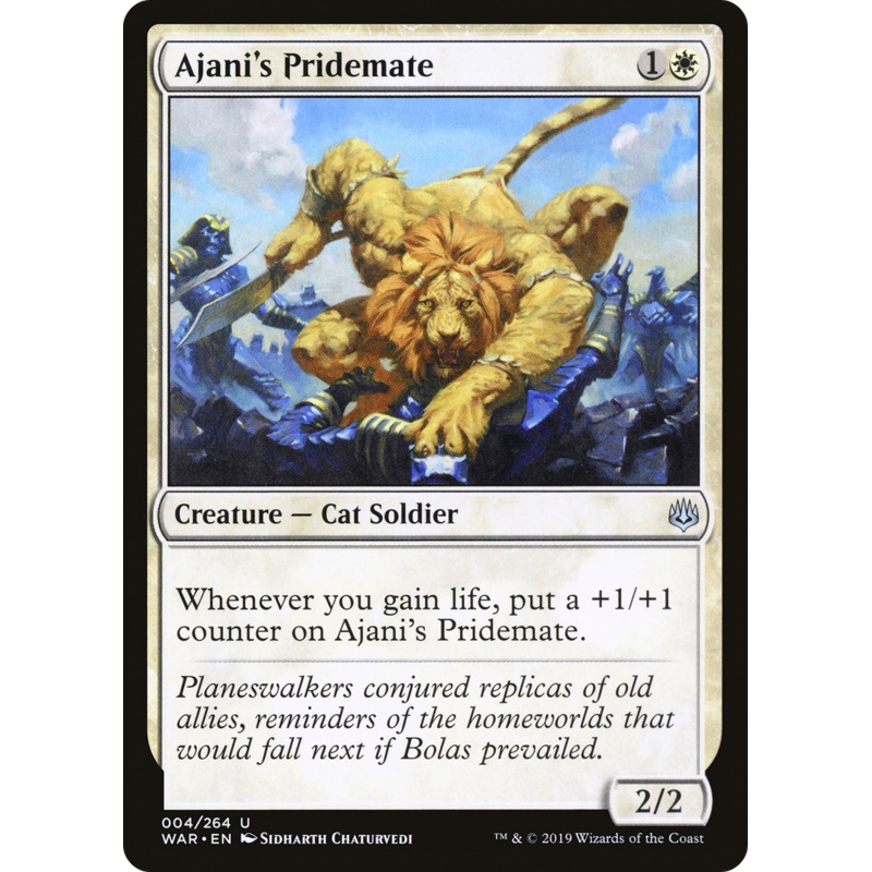 Ajani's Pridemate (WAR-004) - War of the Spark