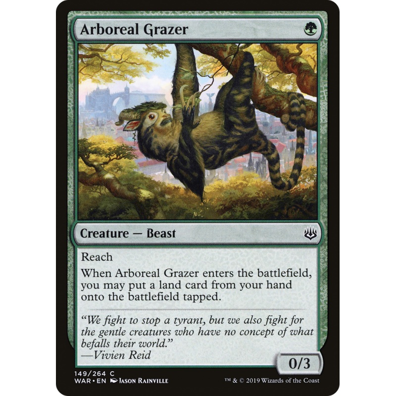 Arboreal Grazer (WAR-149) - War of the Spark Foil