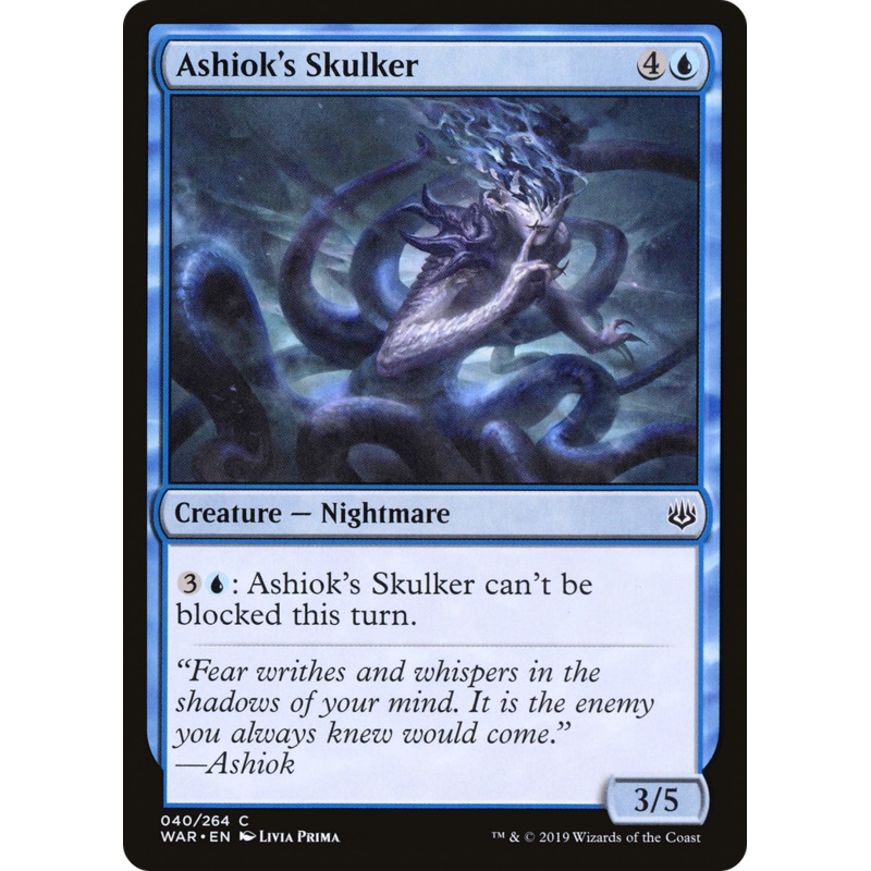 Ashiok's Skulker (WAR-040) - War of the Spark Foil