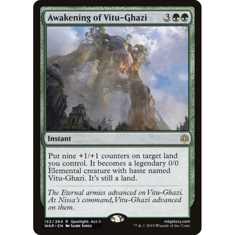 Awakening of Vitu-Ghazi (WAR-152) - War of the Spark Foil