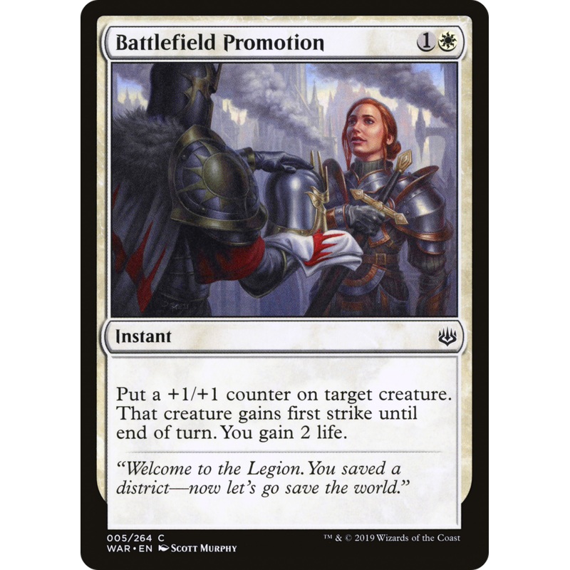Battlefield Promotion (WAR-005) - War of the Spark
