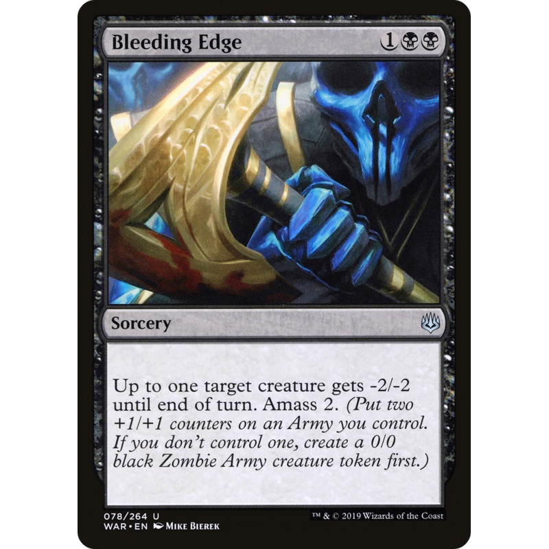 Bleeding Edge (WAR-078) - War of the Spark Foil