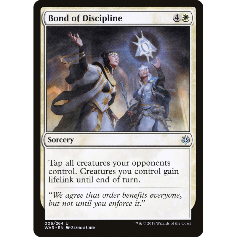 Bond of Discipline (WAR-006) - War of the Spark