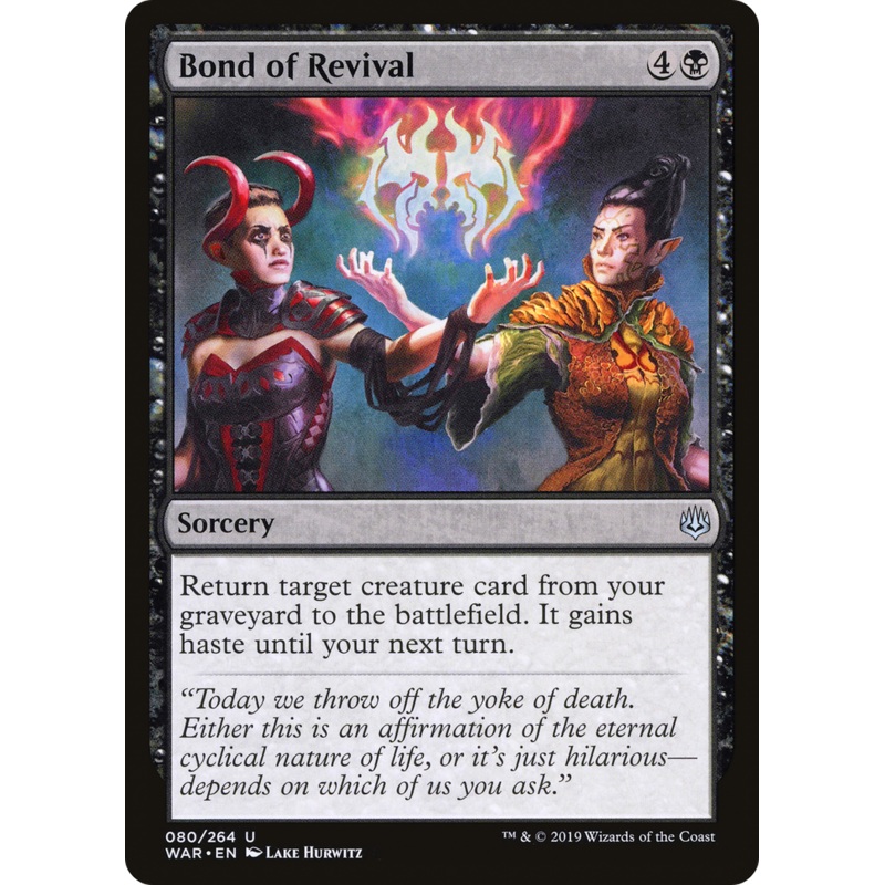 Bond of Revival (WAR-080) - War of the Spark