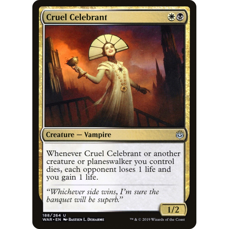 Cruel Celebrant (WAR-188) - War of the Spark