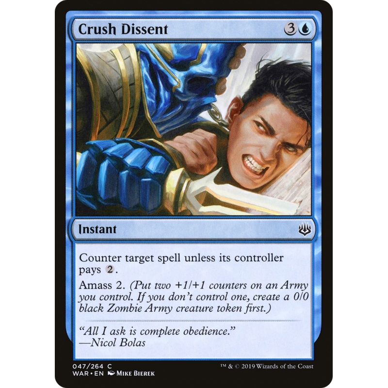Crush Dissent (WAR-047) - War of the Spark