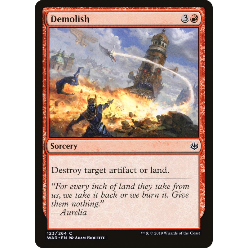 Demolish (WAR-123) - War of the Spark Foil