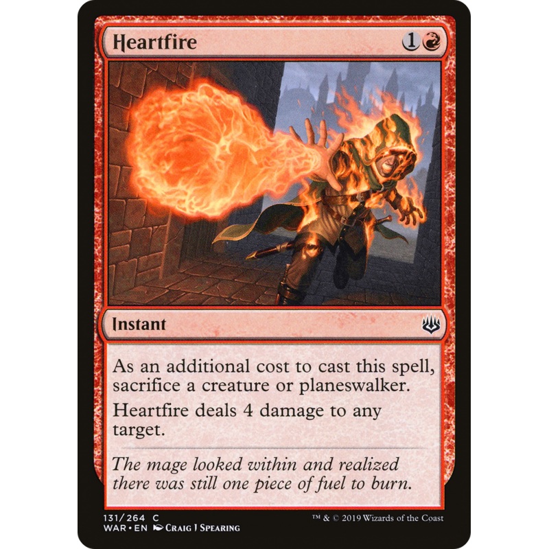Heartfire (WAR-131) - War of the Spark Foil