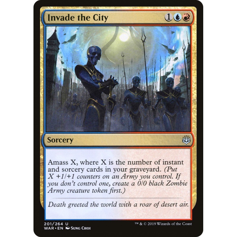 Invade the City (WAR-201) - War of the Spark Foil