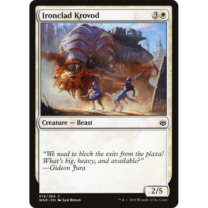 Ironclad Krovod (WAR-019) - War of the Spark Foil