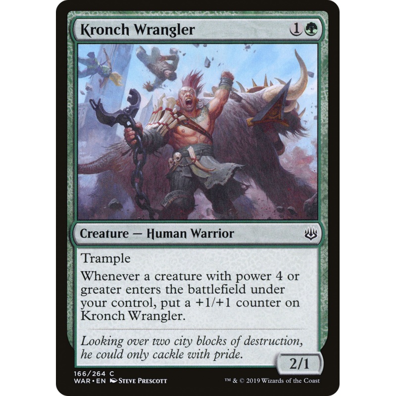 Kronch Wrangler (WAR-166) - War of the Spark Foil