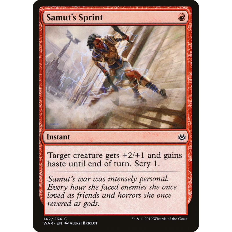 Samut's Sprint (WAR-142) - War of the Spark Foil