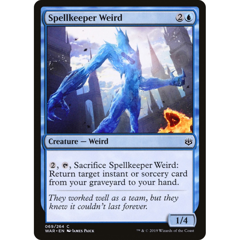 Spellkeeper Weird (WAR-069) - War of the Spark Foil