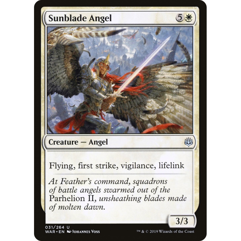 Sunblade Angel (WAR-031) - War of the Spark
