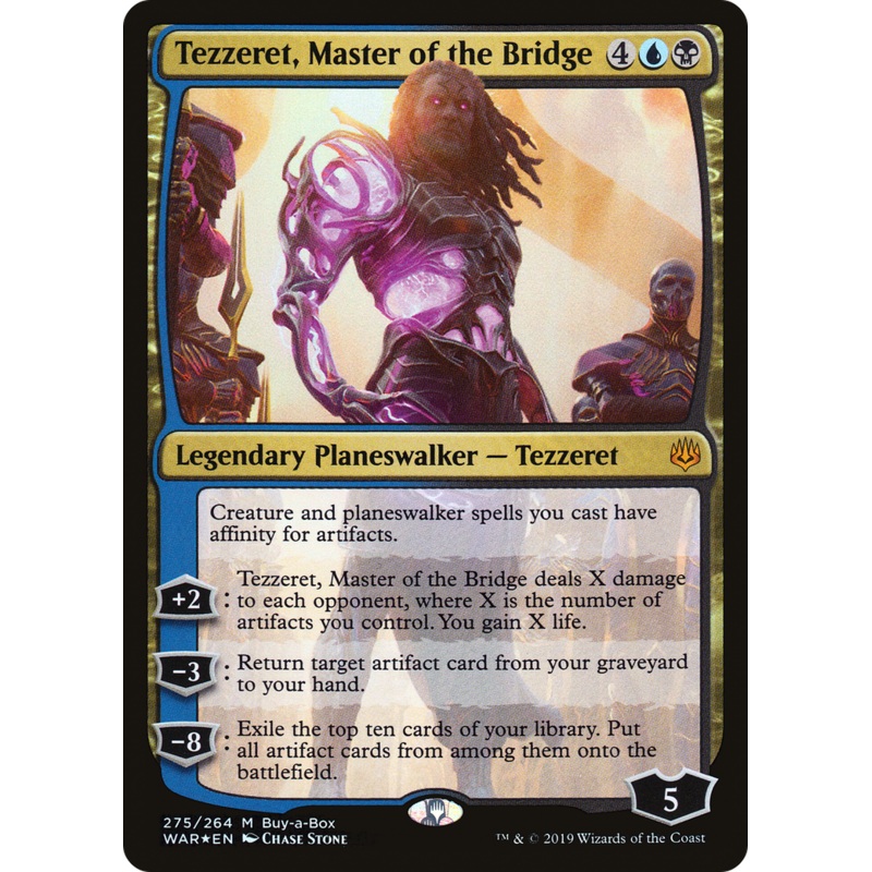 Tezzeret, Master of the Bridge (BABP-275) - War of the Spark Foil